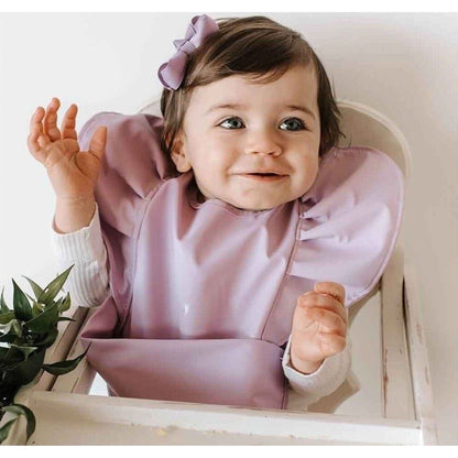 Snuggle Hunny Lavender Frill Snuggle Bib | Aster & Ruby