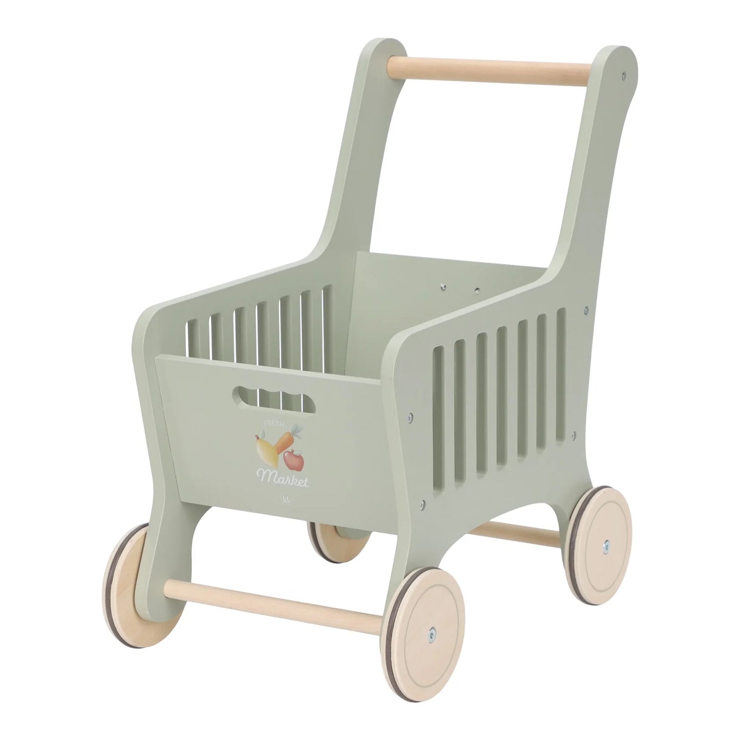 Wooden Play Shopping Cart