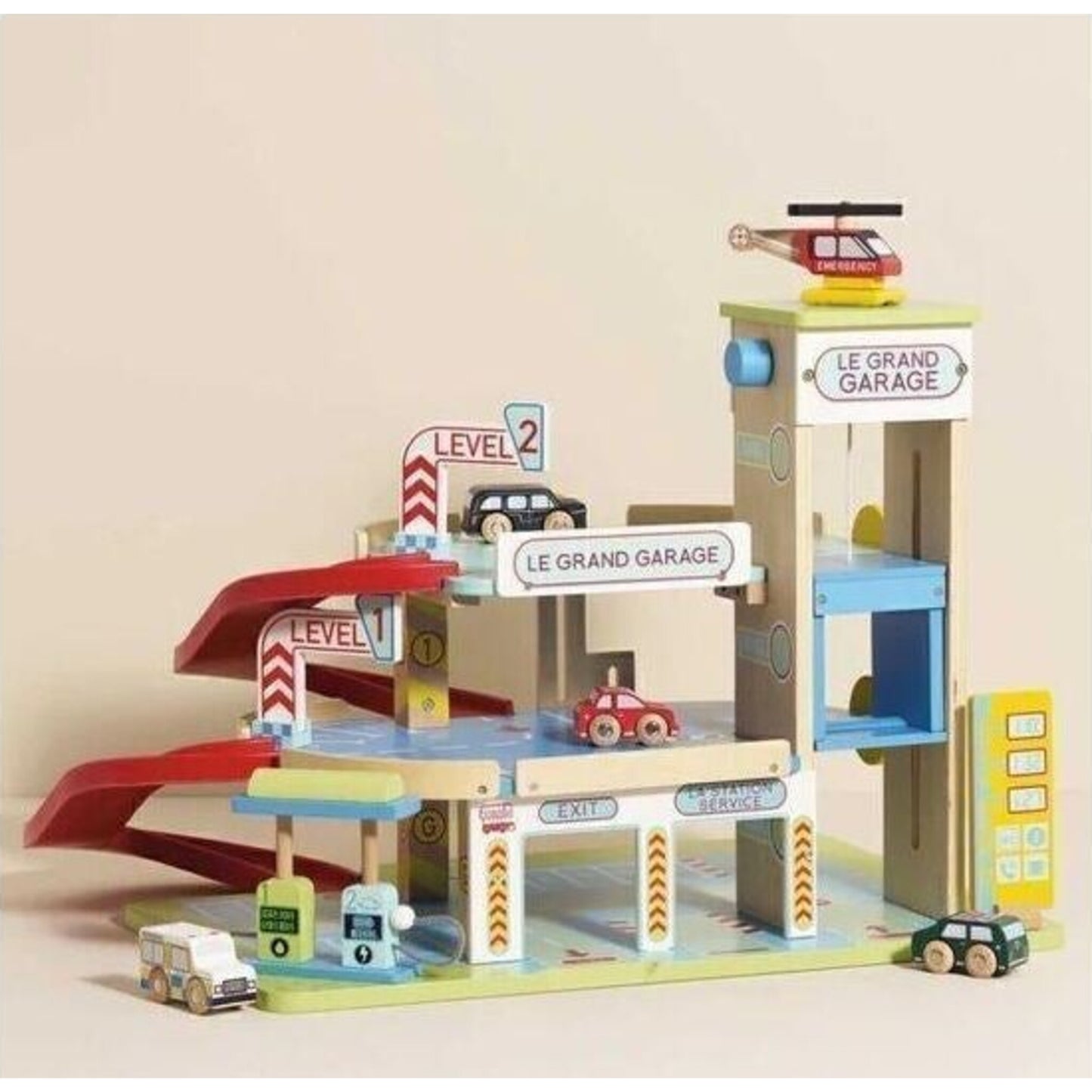 Le Toy Van Le Grand Wooden Garage | Aster & Ruby