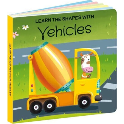 Sassi Learn Shapes with Vehicles 3D Puzzle & Book Set | Aster & Ruby