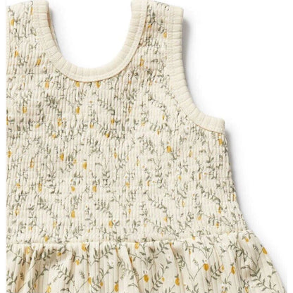 Wilson & Frenchy Lemon Leaf Organic Dress Set | Aster & Ruby