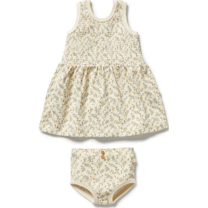 Wilson & Frenchy Lemon Leaf Organic Dress Set | Aster & Ruby