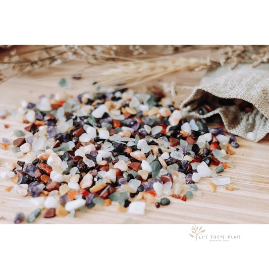 Let Them Play Crystal Chips Mixed Bag-Aster & Ruby