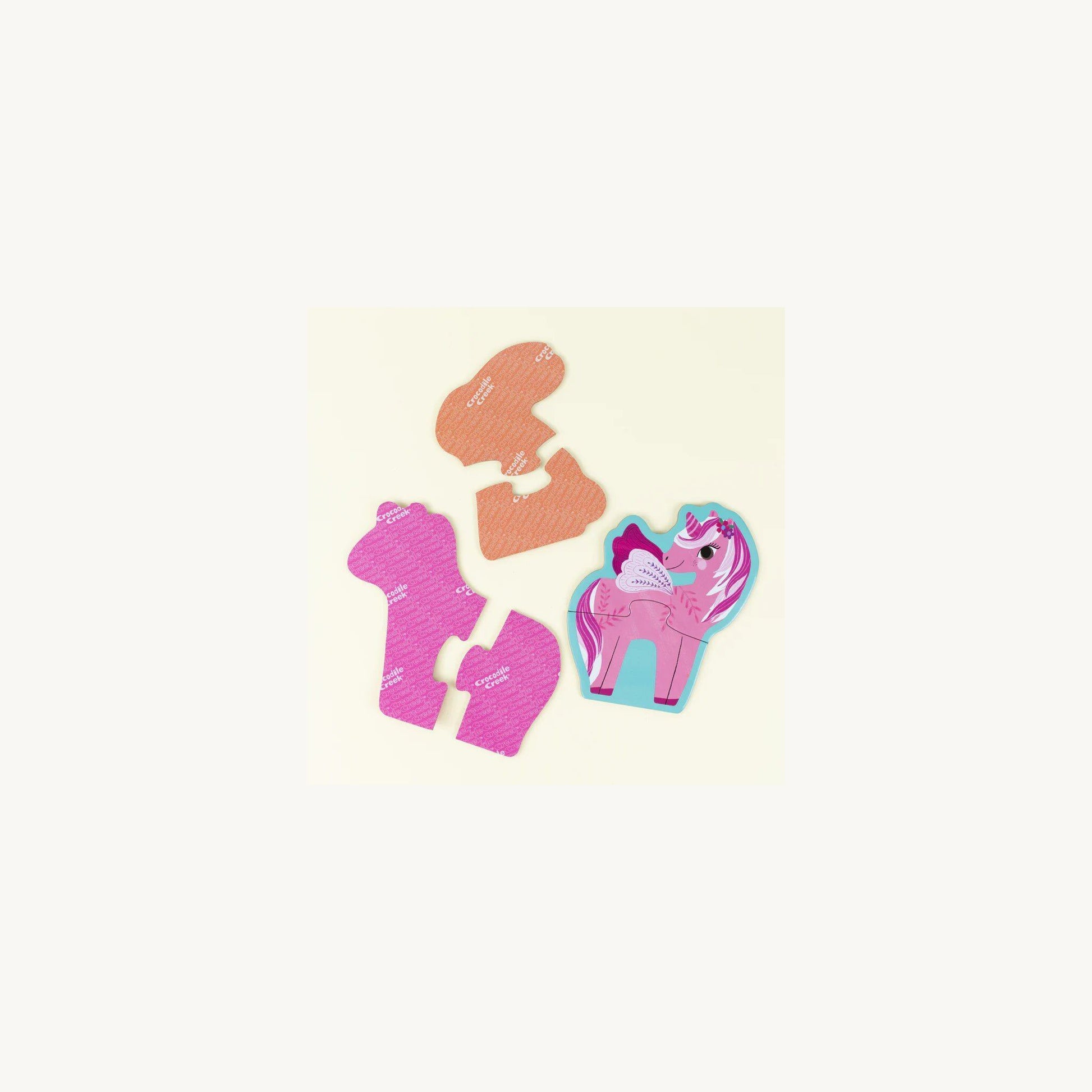Let's Begin Puzzle 2 pc Unicorn – children's product by Crocodile Creek | Aster & Ruby