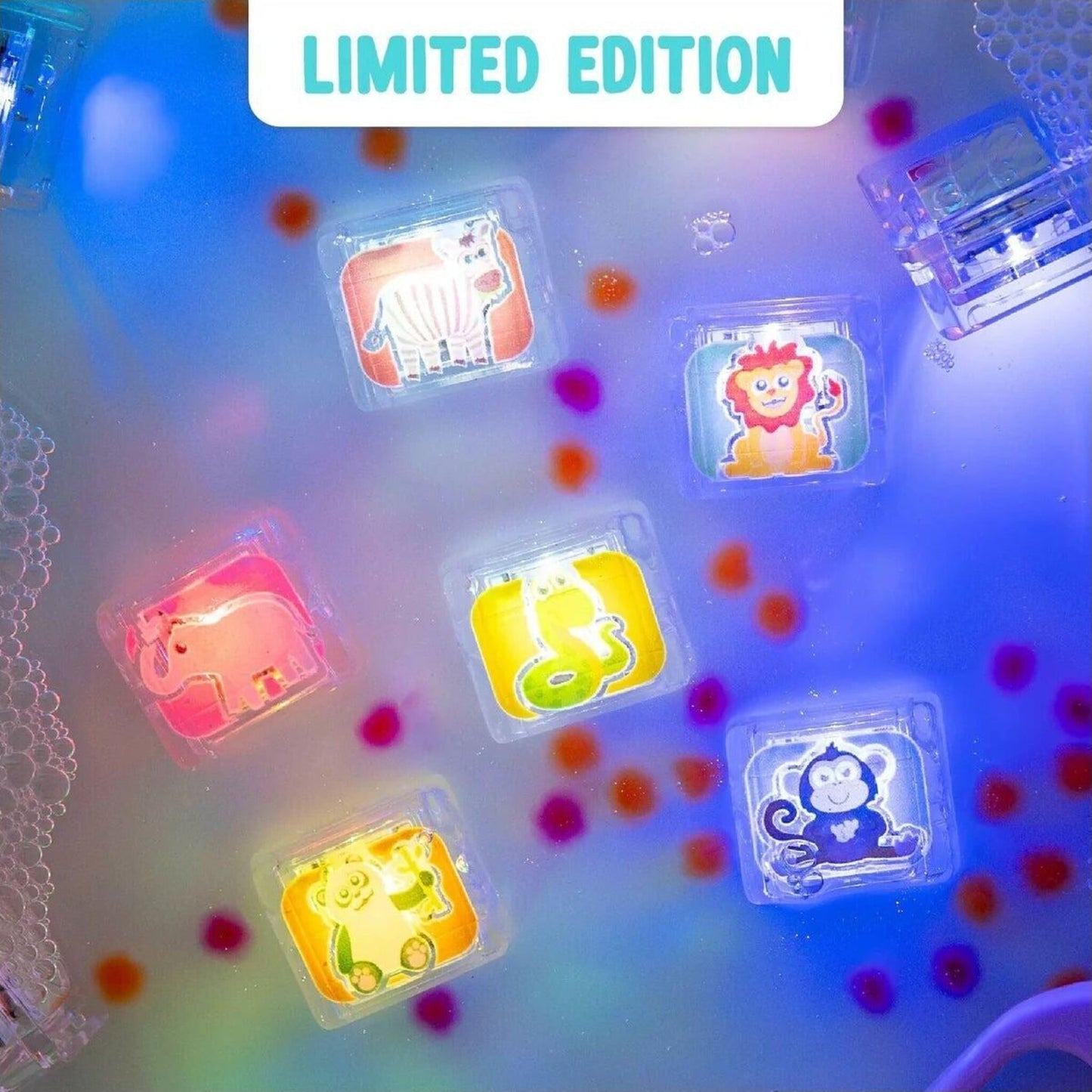 Jellystone Limited Edition Light-Up Cubes, 6-Pack Zoo Animals | Aster & Ruby