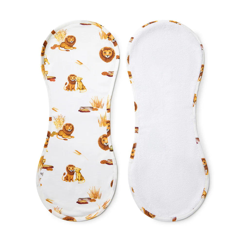 Organic Cotton Burp Cloth Lion