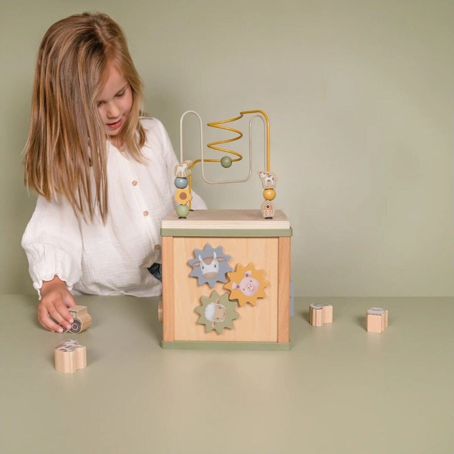 Little Dutch Little Farm Activity Cube | Aster & Ruby