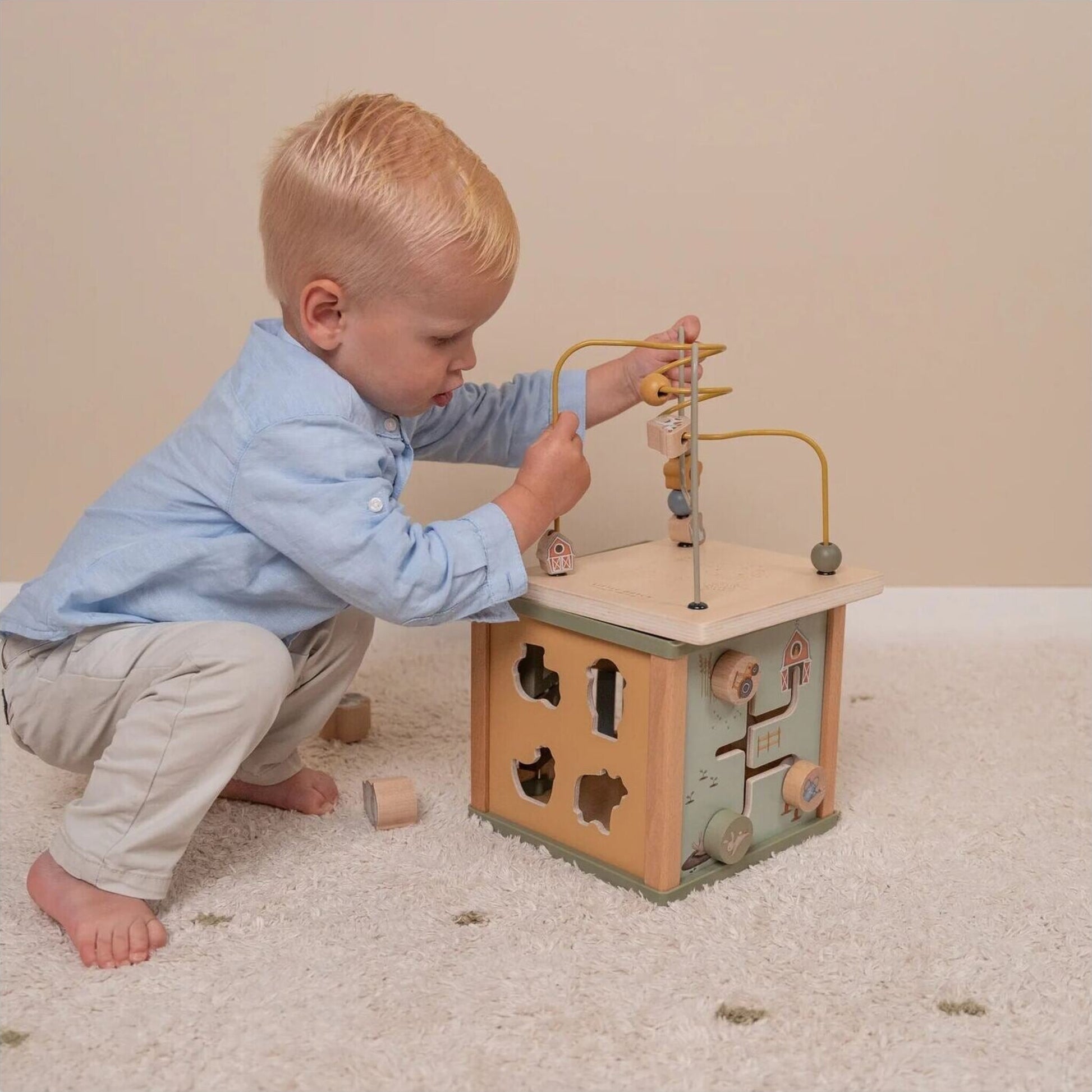 Little Dutch Little Farm Activity Cube | Aster & Ruby