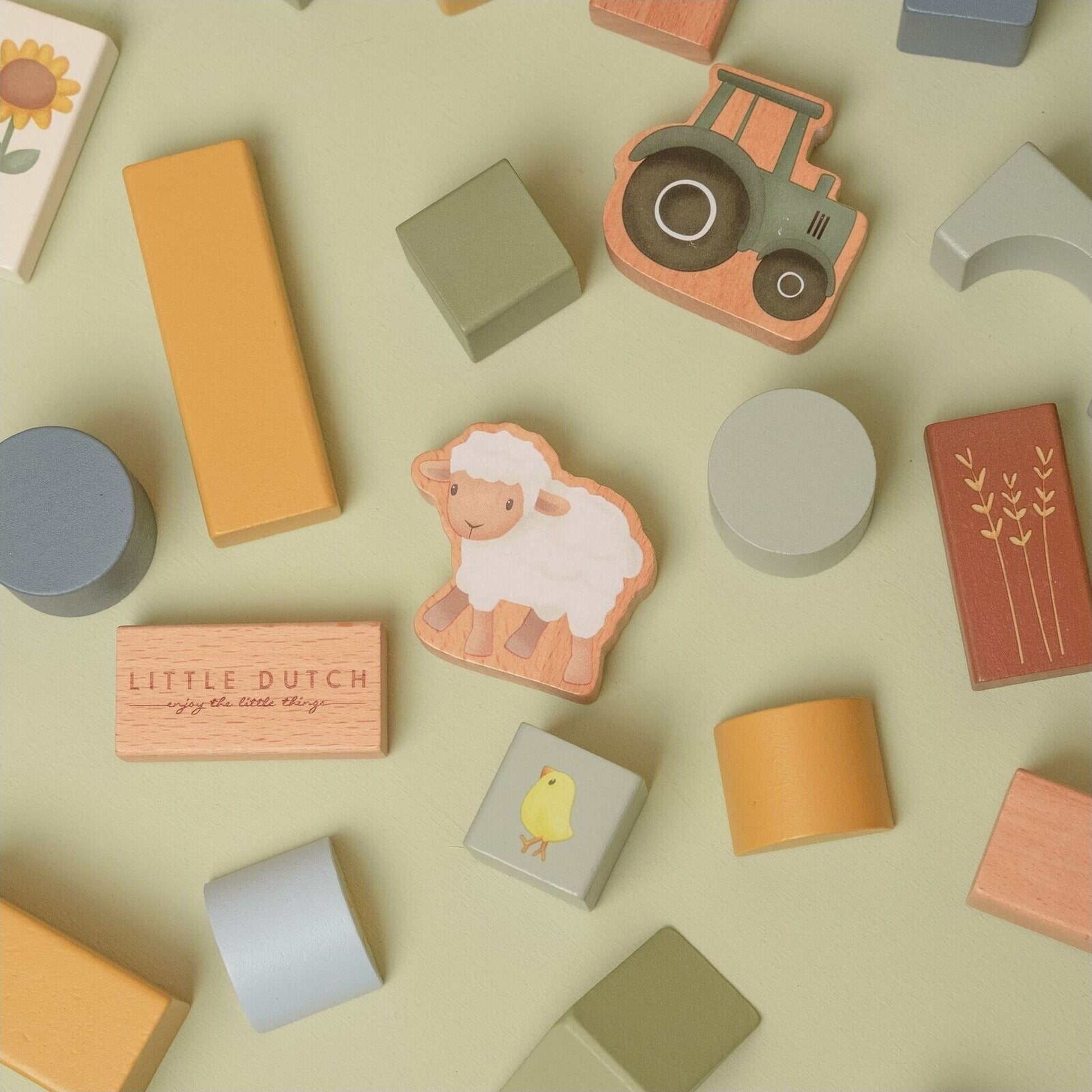 Little Dutch Little Farm Building Blocks | Aster & Ruby