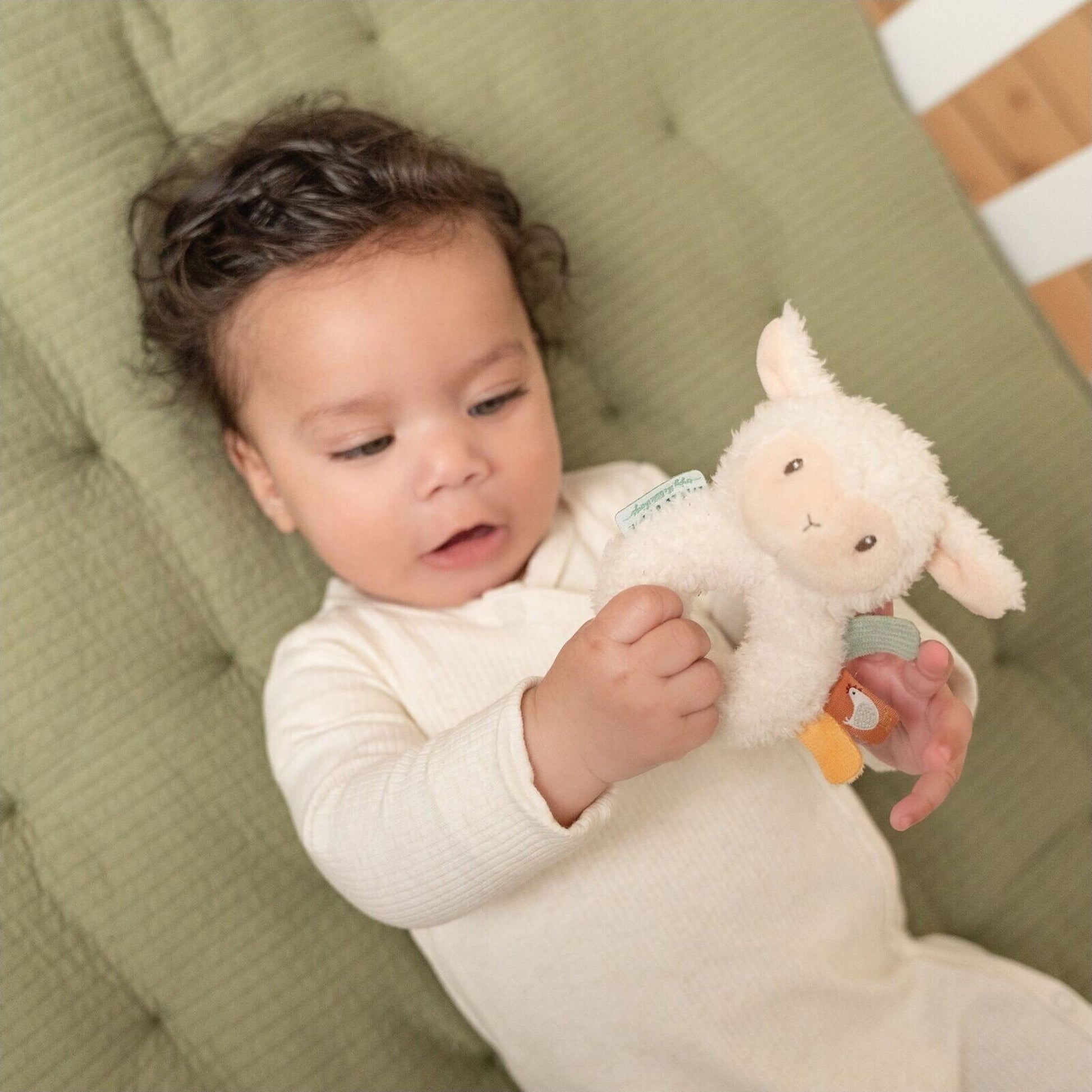 Little Dutch Little Farm Soft Ringrattle Sheep | Aster & Ruby