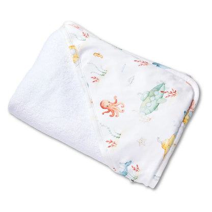 Little Subs Organic Hooded Baby Towel