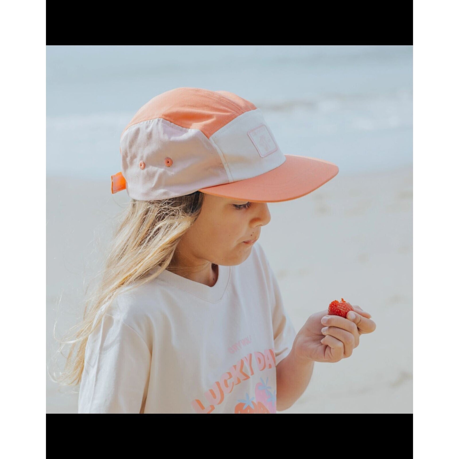 Crywolf Lucky Cap Coral Colourblock | Aster & Ruby