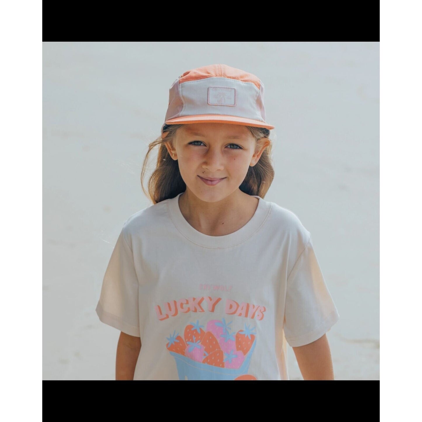 Crywolf Lucky Cap Coral Colourblock | Aster & Ruby