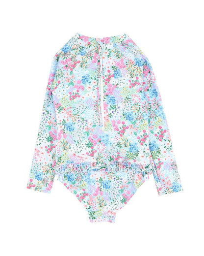 Lula Print Ls Sunsuit 3–10 Yrs - Aster & Ruby