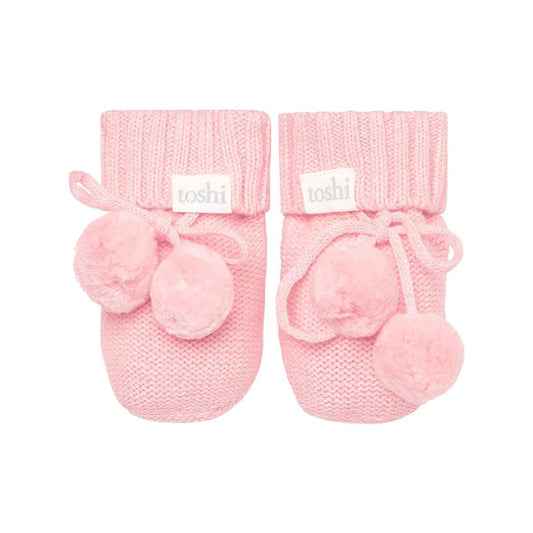 Marley Organic Booties Pearl - Aster & Ruby