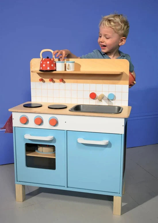 Kids Wooden Play Kitchen (PRE-ORDER ITEM)