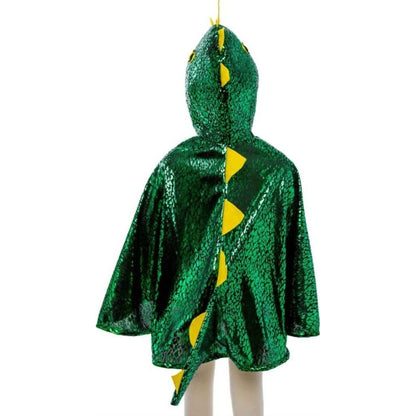 Great Pretenders Metallic Green Dragon Cape | Aster & Ruby