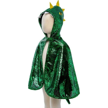 Great Pretenders Metallic Green Dragon Cape | Aster & Ruby