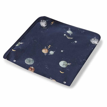 Milky Way Baby Jersey Wrap & Beanie Set - Aster & Ruby