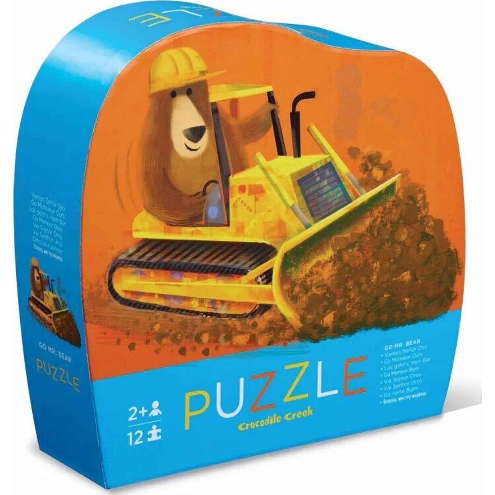 Crocodile Creek Mini Puzzle 12 pc Go Mister Bear | Aster & Ruby