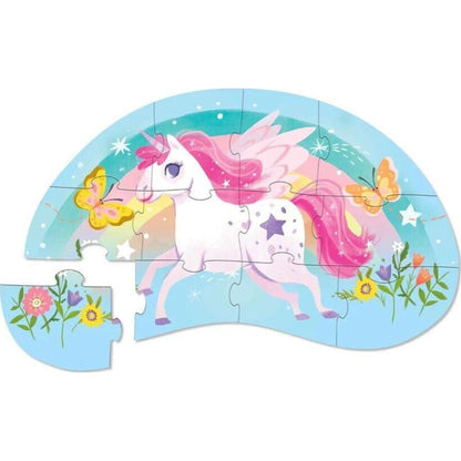 Crocodile Creek Mini Puzzle 12 pc Sweet Unicorn | Aster & Ruby
