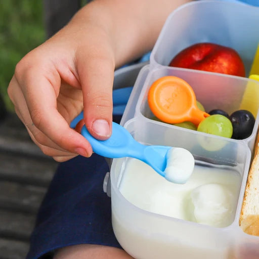 Mini Spoon & Fork Duo (Various Colours)