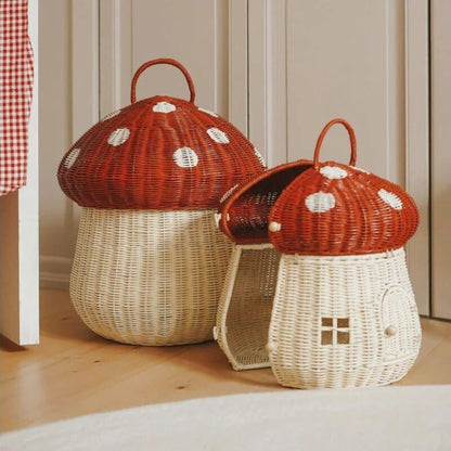 Olli Ella Mushroom Doll House Red | Aster & Ruby