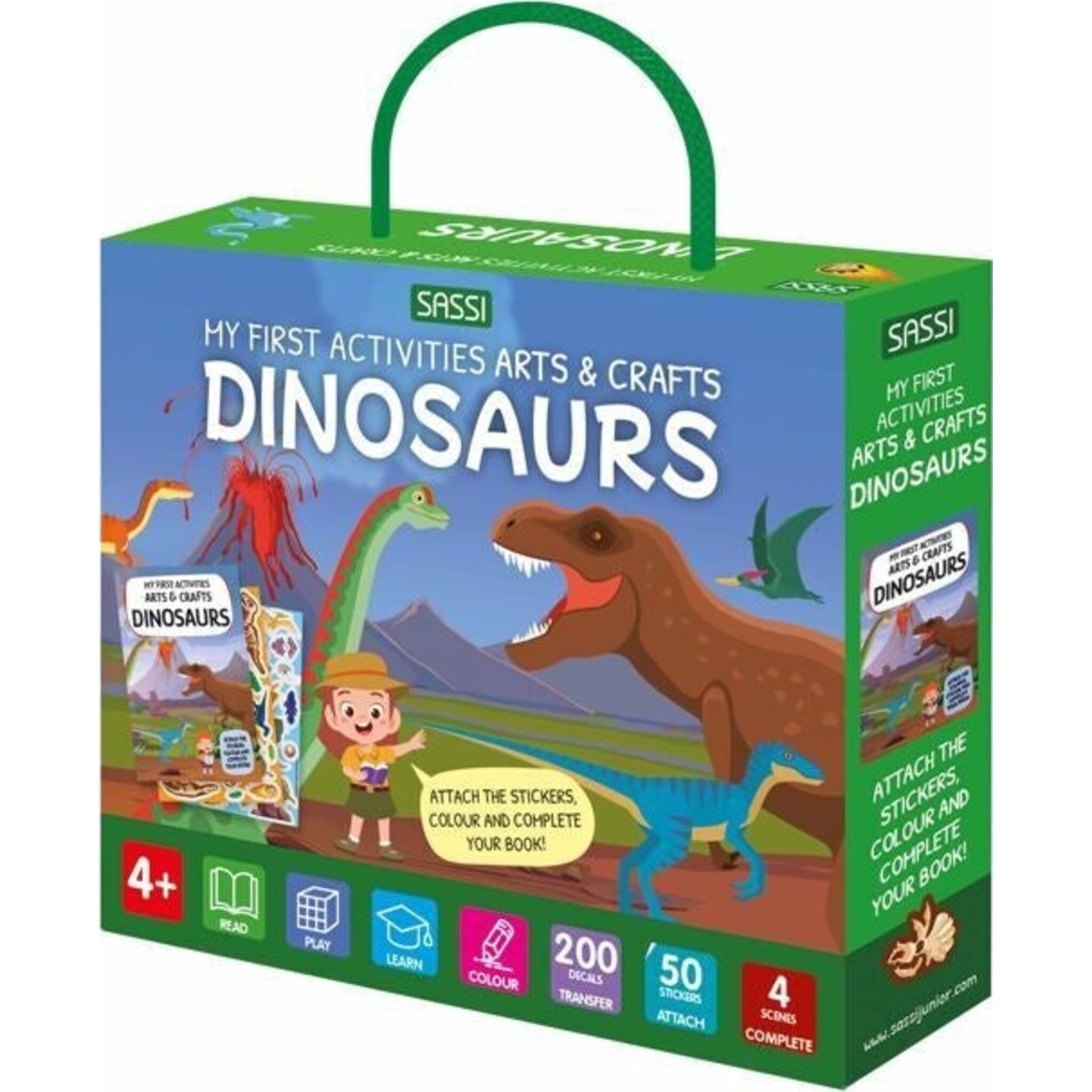 Sassi My First Activities Arts & Crafts. Dinosaurs | Aster & Ruby