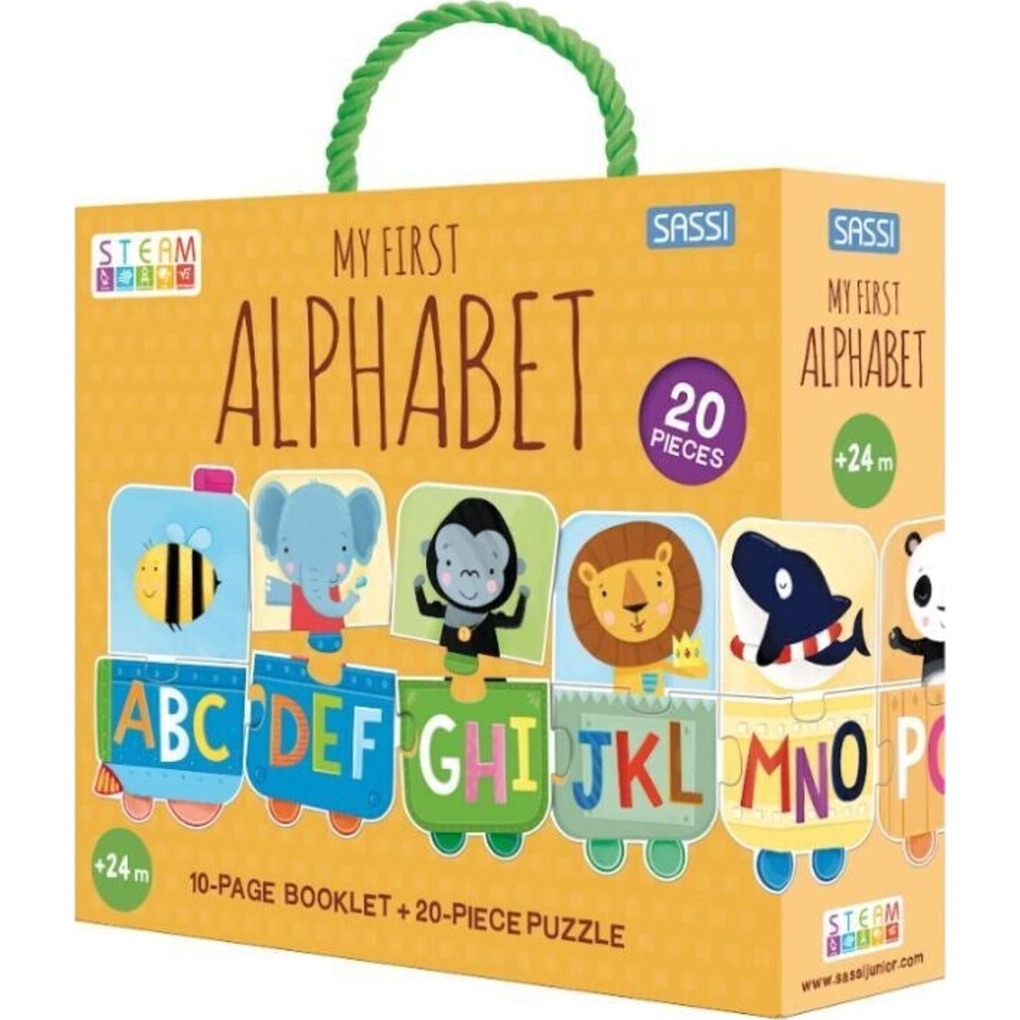 Sassi Junior My First Alphabet Puzzle & Book Set | Aster & Ruby