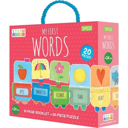 Sassi Junior My First Words Puzzle & Book Set | Aster & Ruby