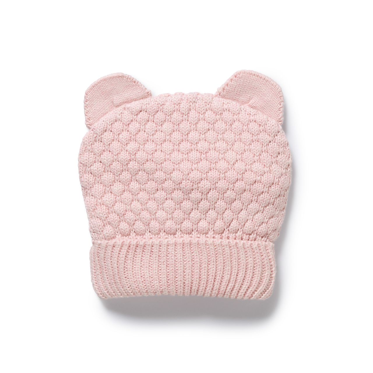 Marshmellow Organic Knitted Bear Hat