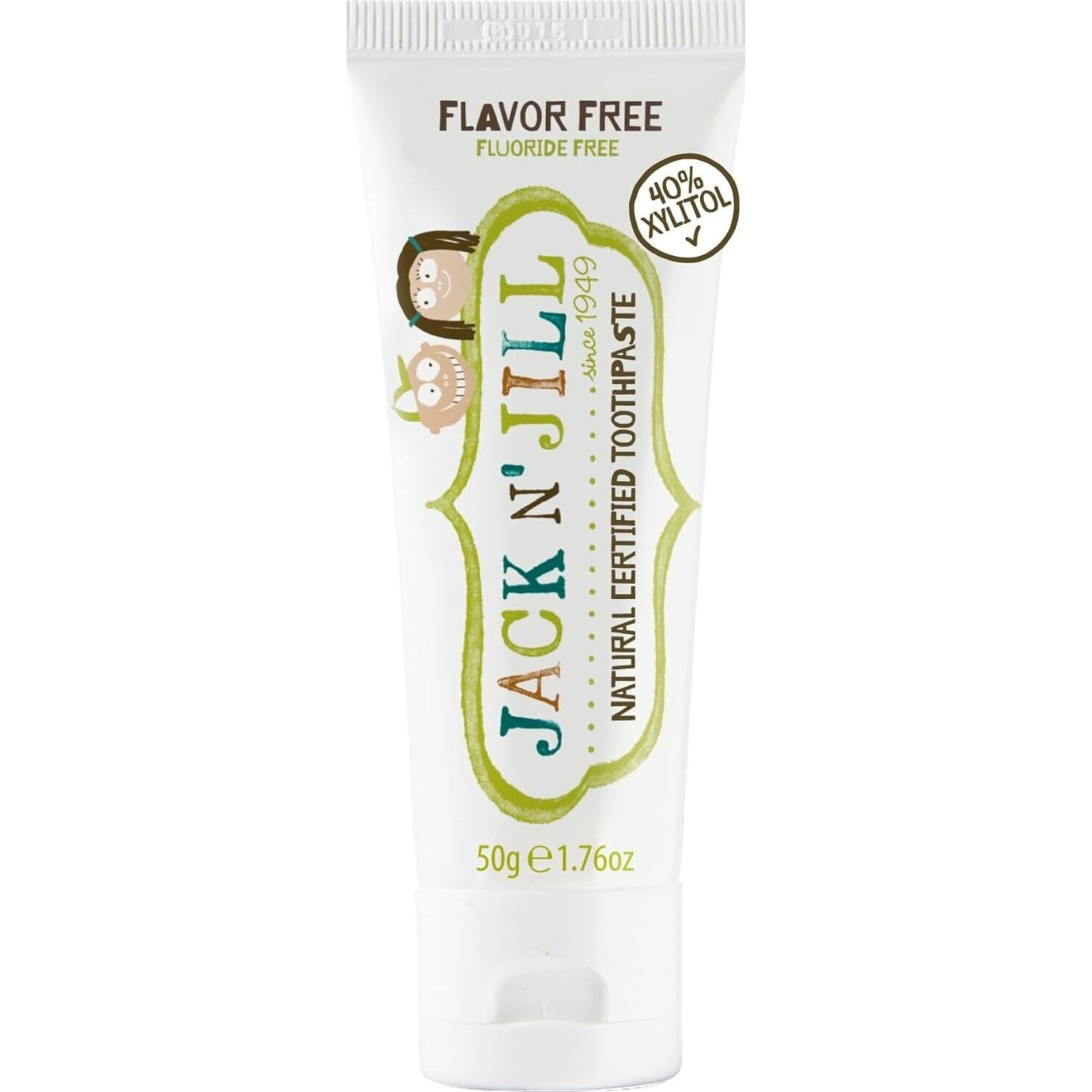 Jack N' Jill Natural Toothpaste Flavour Free 50g | Aster & Ruby