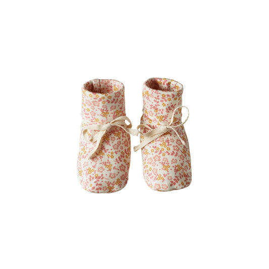 Nature Baby Cotton Booties Daisy Belle-Aster & Ruby