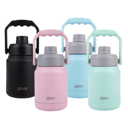 Oasis Insulated Mini Jug With Carry Handle 1.2L-Aster & Ruby