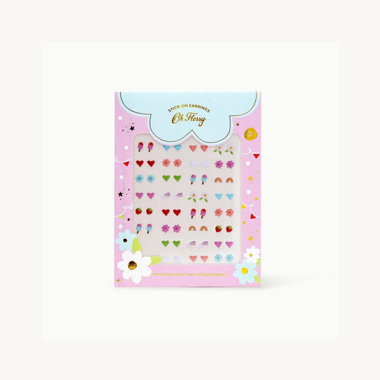 Oh Flossy Kids Stick-On Earrings | Aster & Ruby