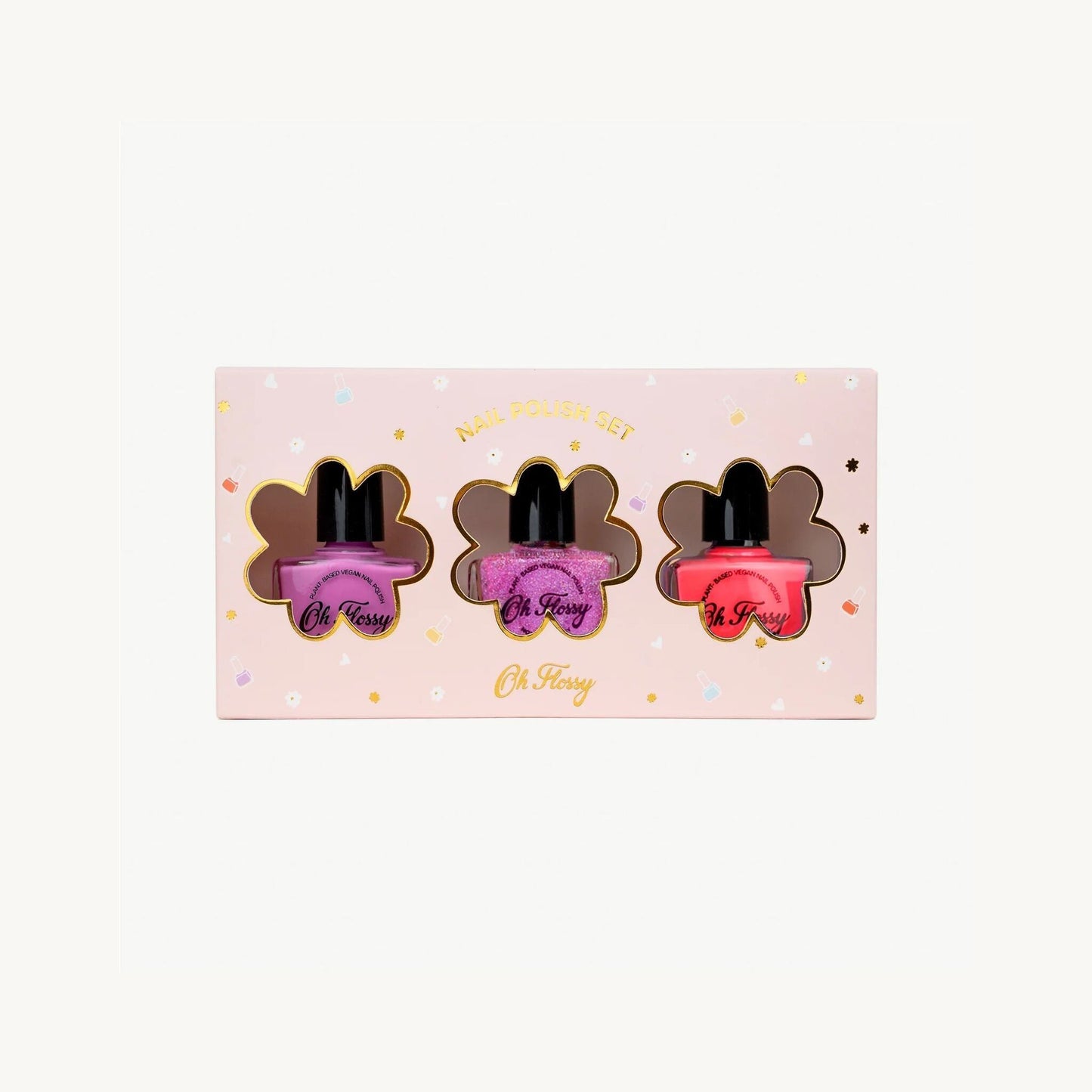 Oh Flossy Nail Polish Set - Pink Pamper | Aster & Ruby