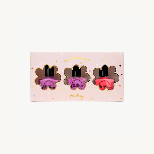 Oh Flossy Nail Polish Set - Pink Pamper | Aster & Ruby