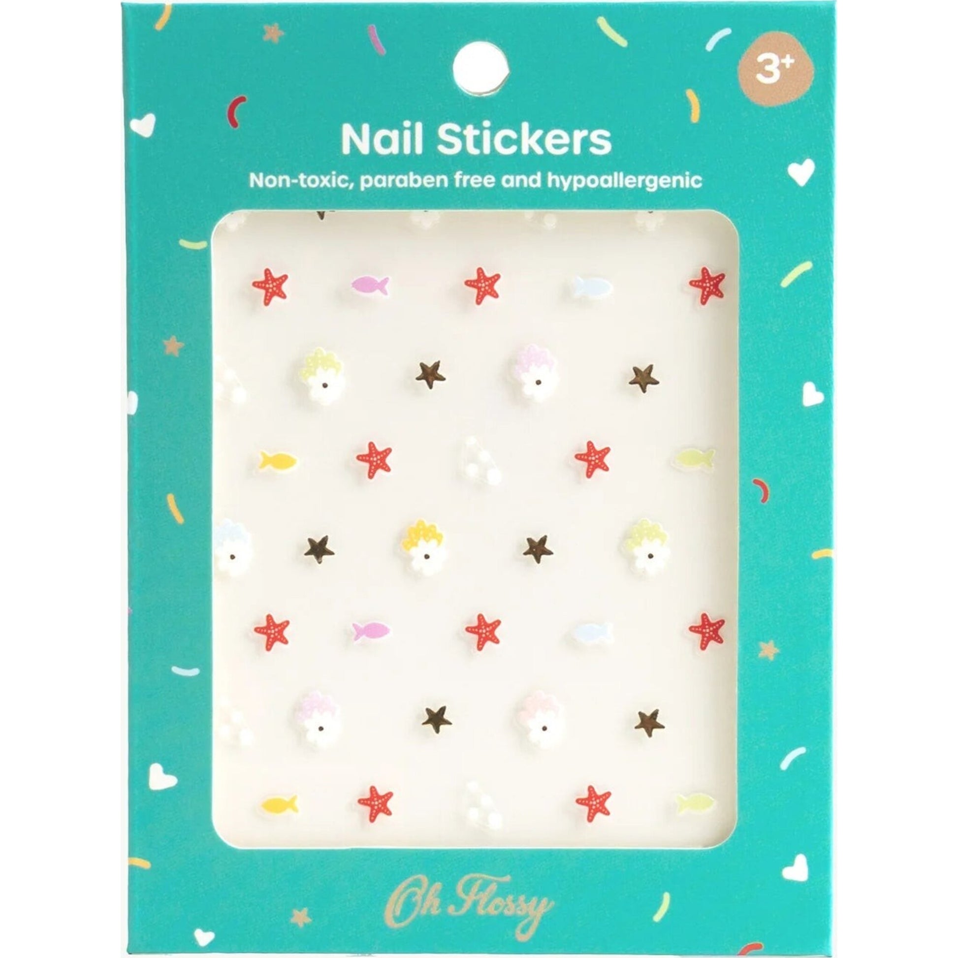Oh Flossy Nail Stickers Under The Sea - Aster & Ruby