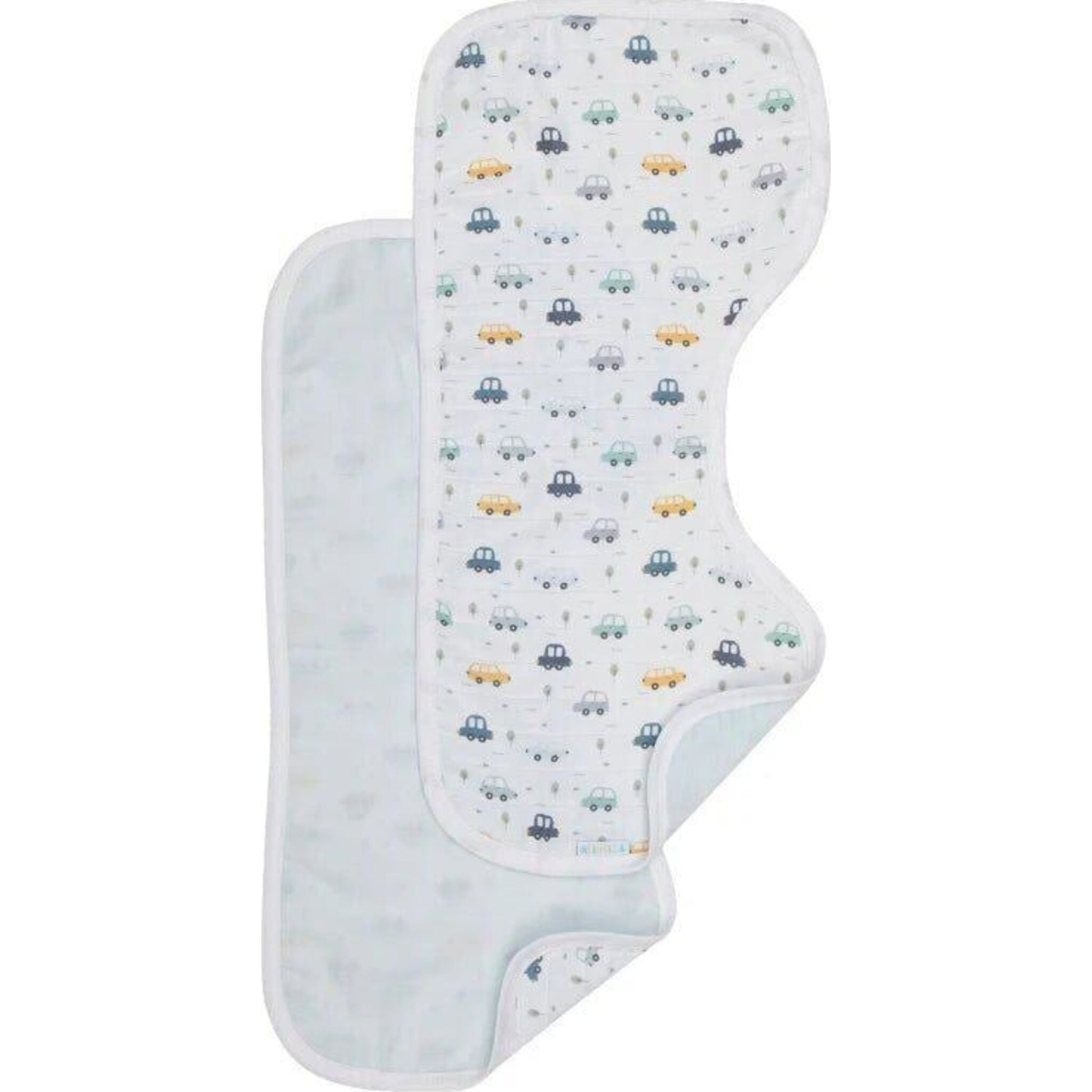 All4Ella Organic Burp Cloth 2pk Beep Beep | Aster & Ruby