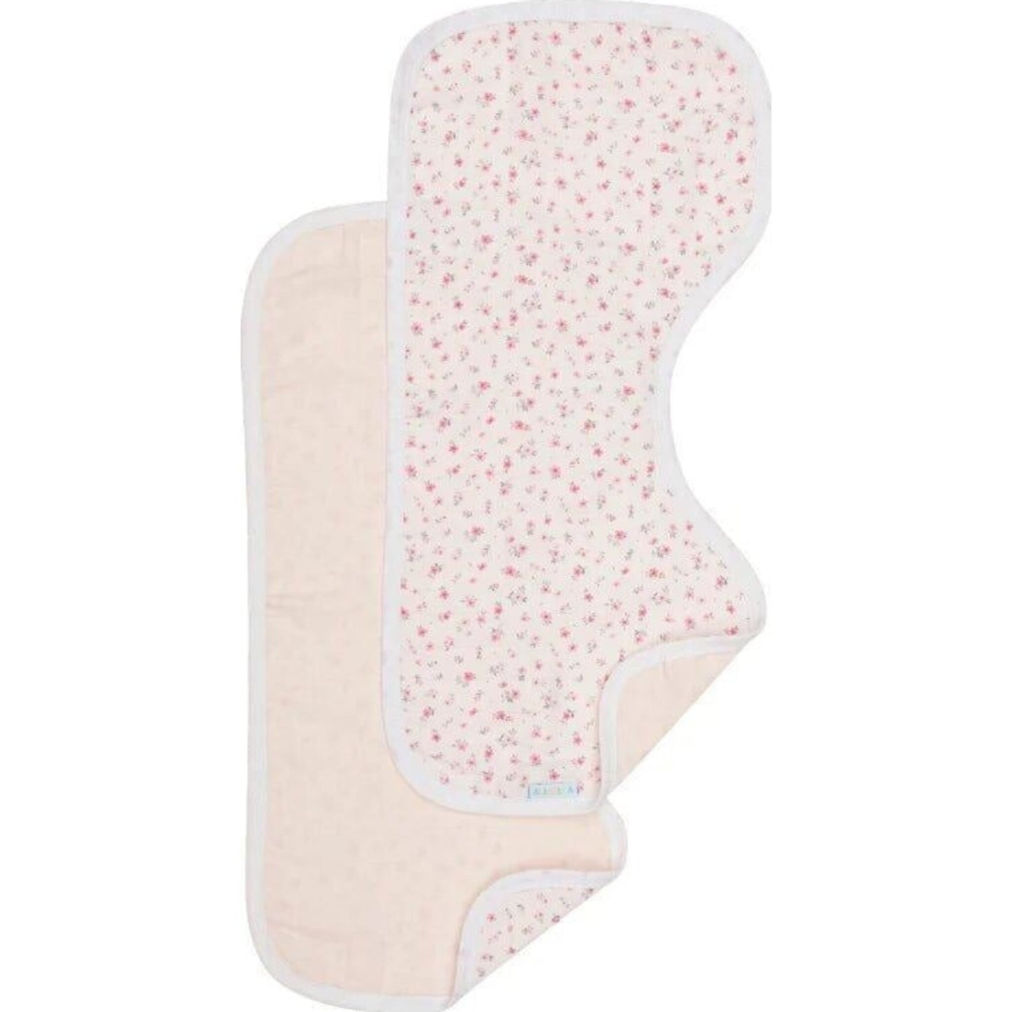 All4Ella Organic Burp Cloth 2pk Pink Petals | Aster & Ruby