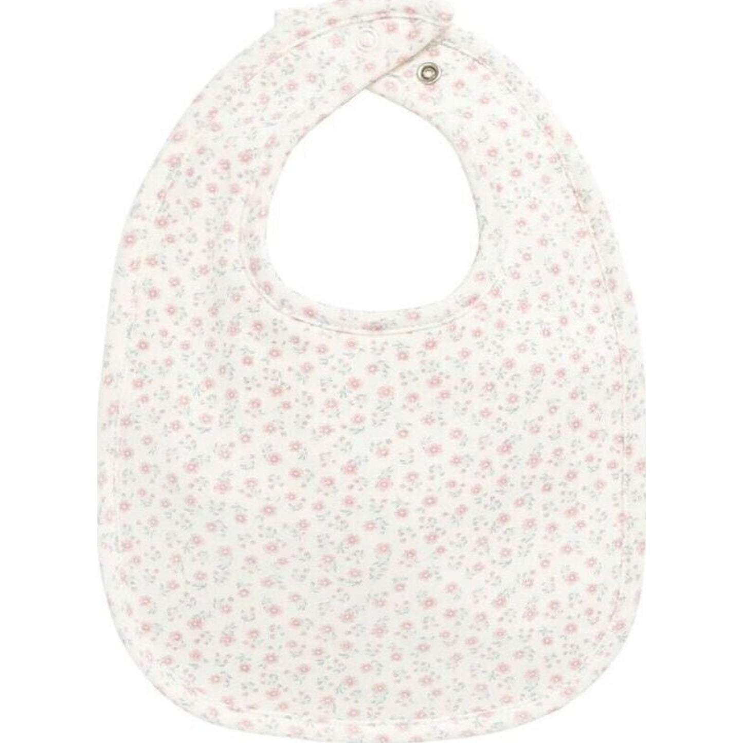 Jamie Kay Organic Cotton Bib Posy Garden Pink | Aster & Ruby