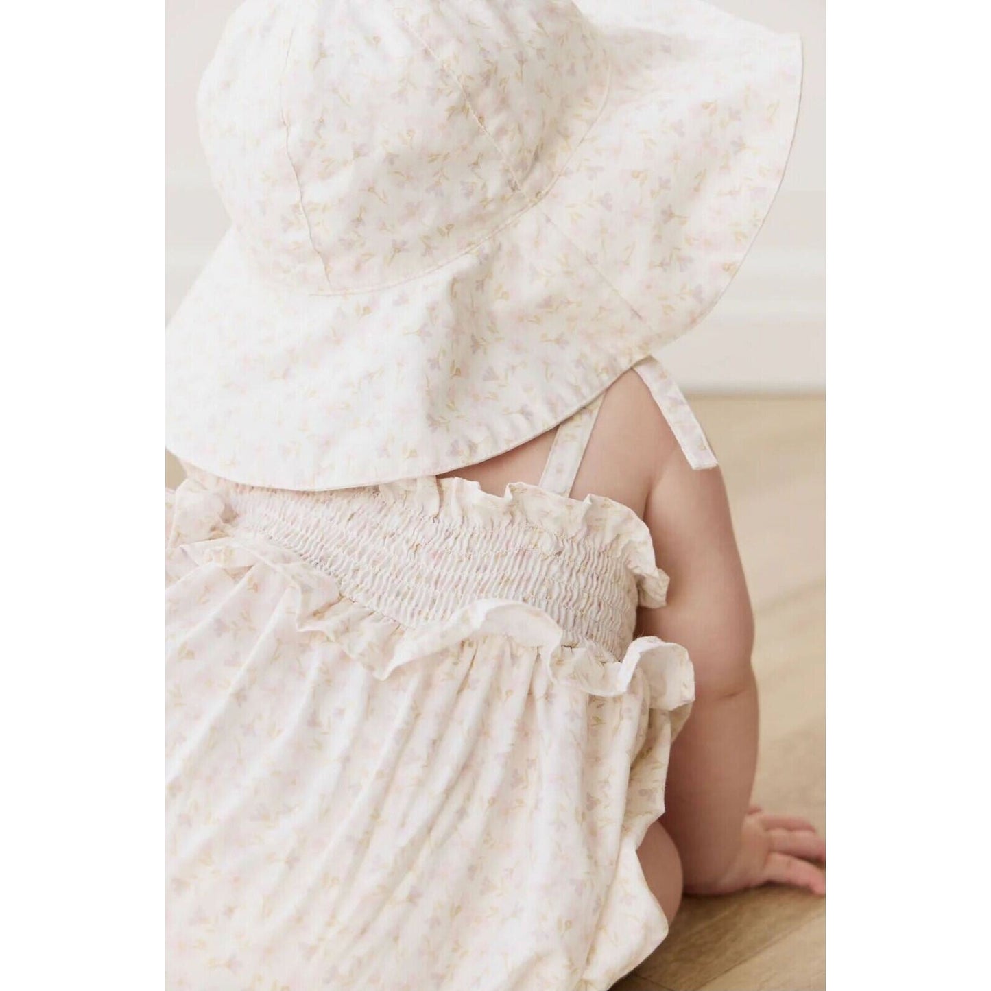 Jamie Kay Organic Cotton Cleo Playsuit Aries Mauve | Aster & Ruby
