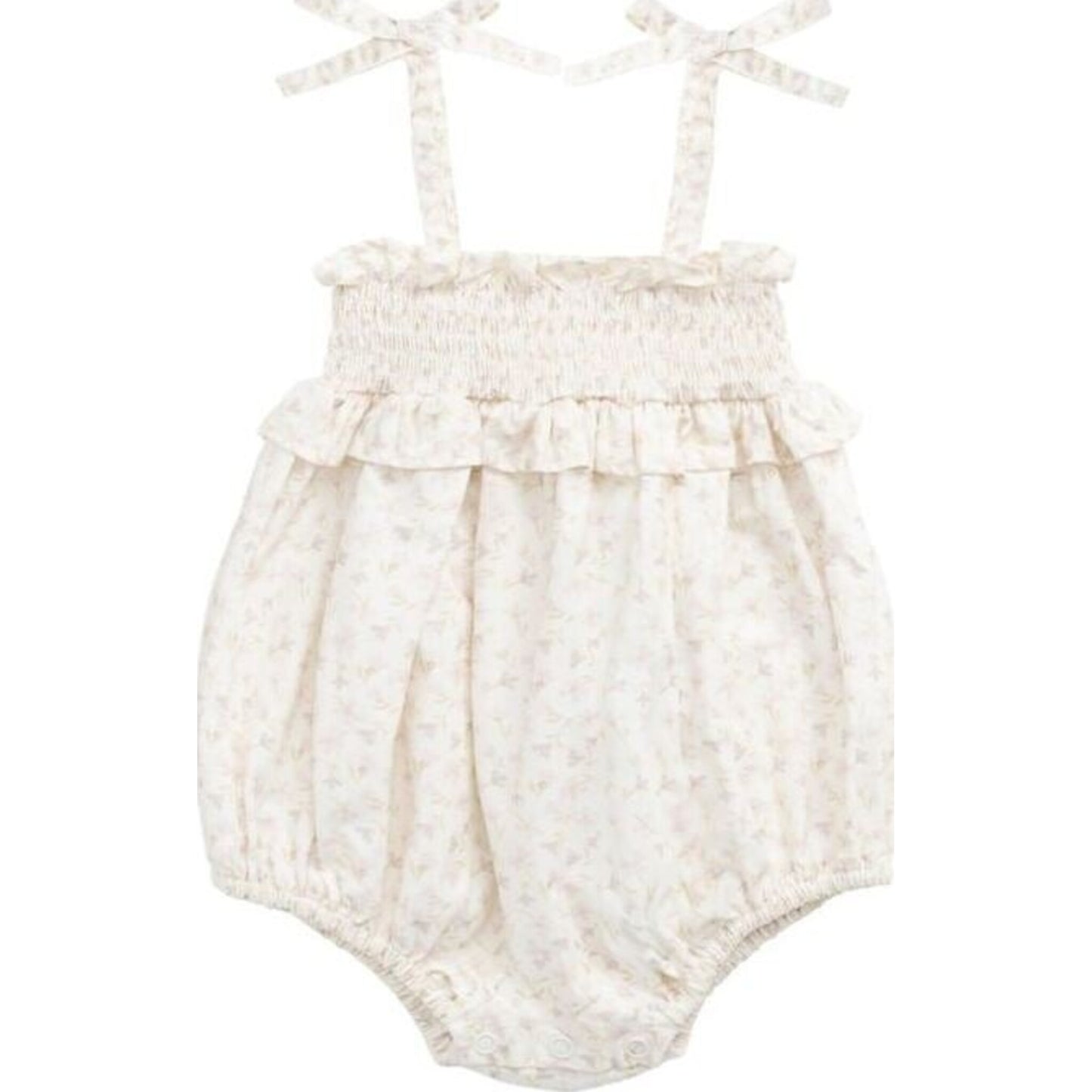 Jamie Kay Organic Cotton Cleo Playsuit Aries Mauve | Aster & Ruby