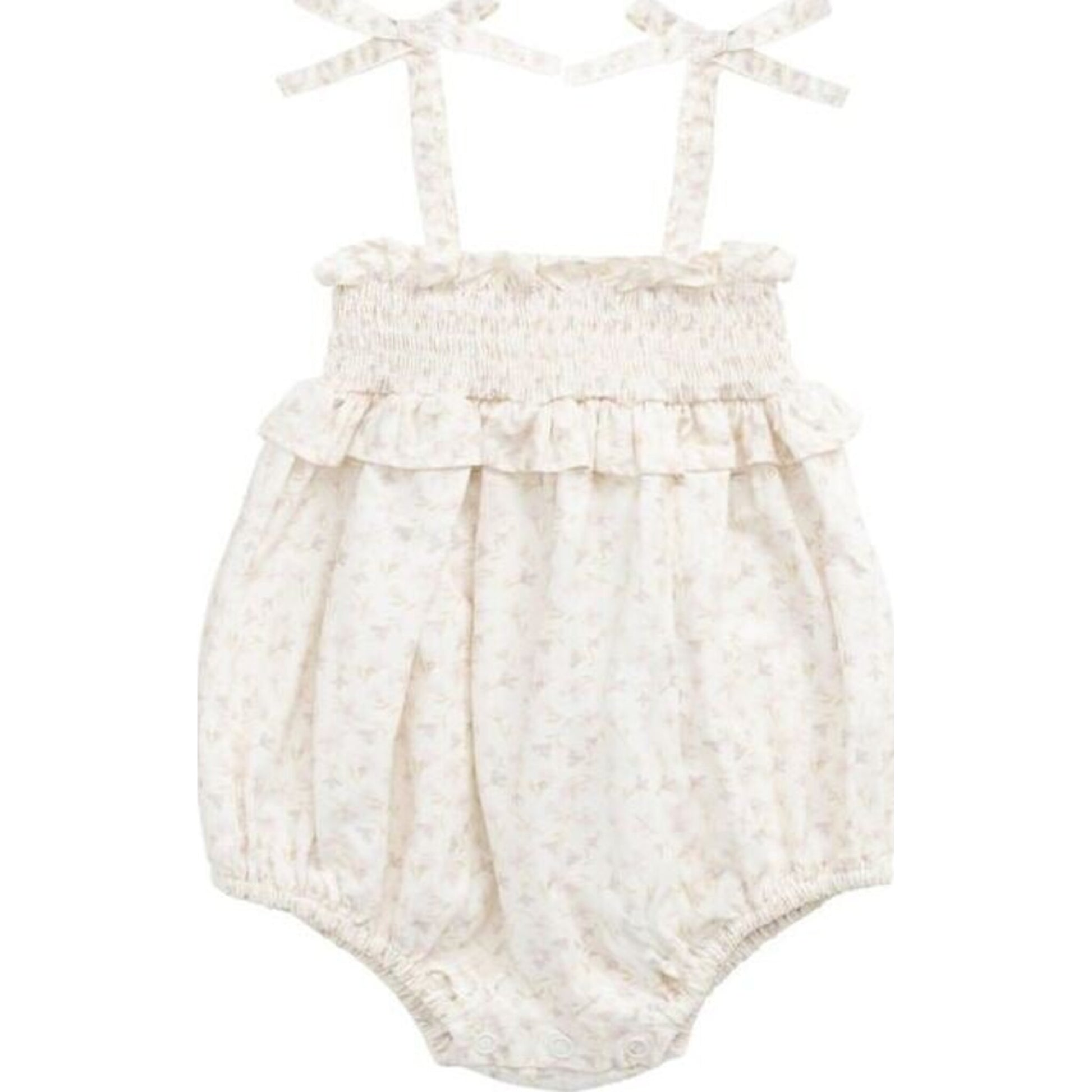 Jamie Kay Organic Cotton Cleo Playsuit Aries Mauve | Aster & Ruby
