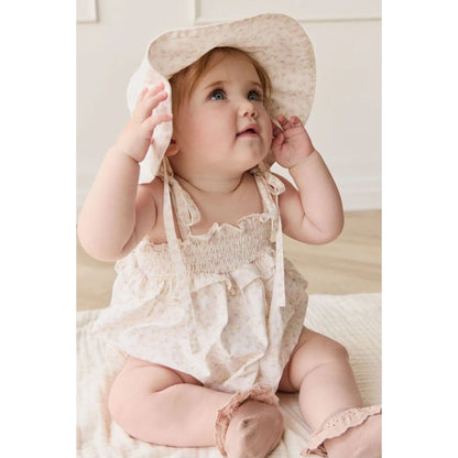 Jamie Kay Organic Cotton Cleo Playsuit Aries Mauve | Aster & Ruby