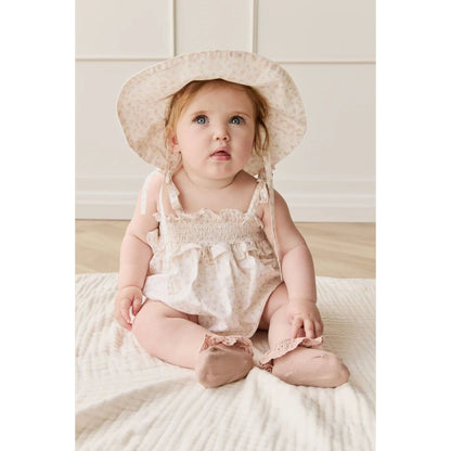 Jamie Kay Organic Cotton Cleo Playsuit Aries Mauve | Aster & Ruby