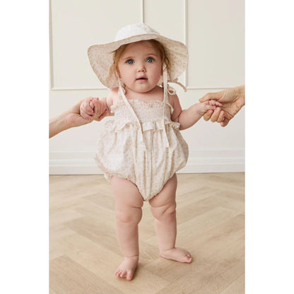 Jamie Kay Organic Cotton Cleo Playsuit Aries Mauve | Aster & Ruby