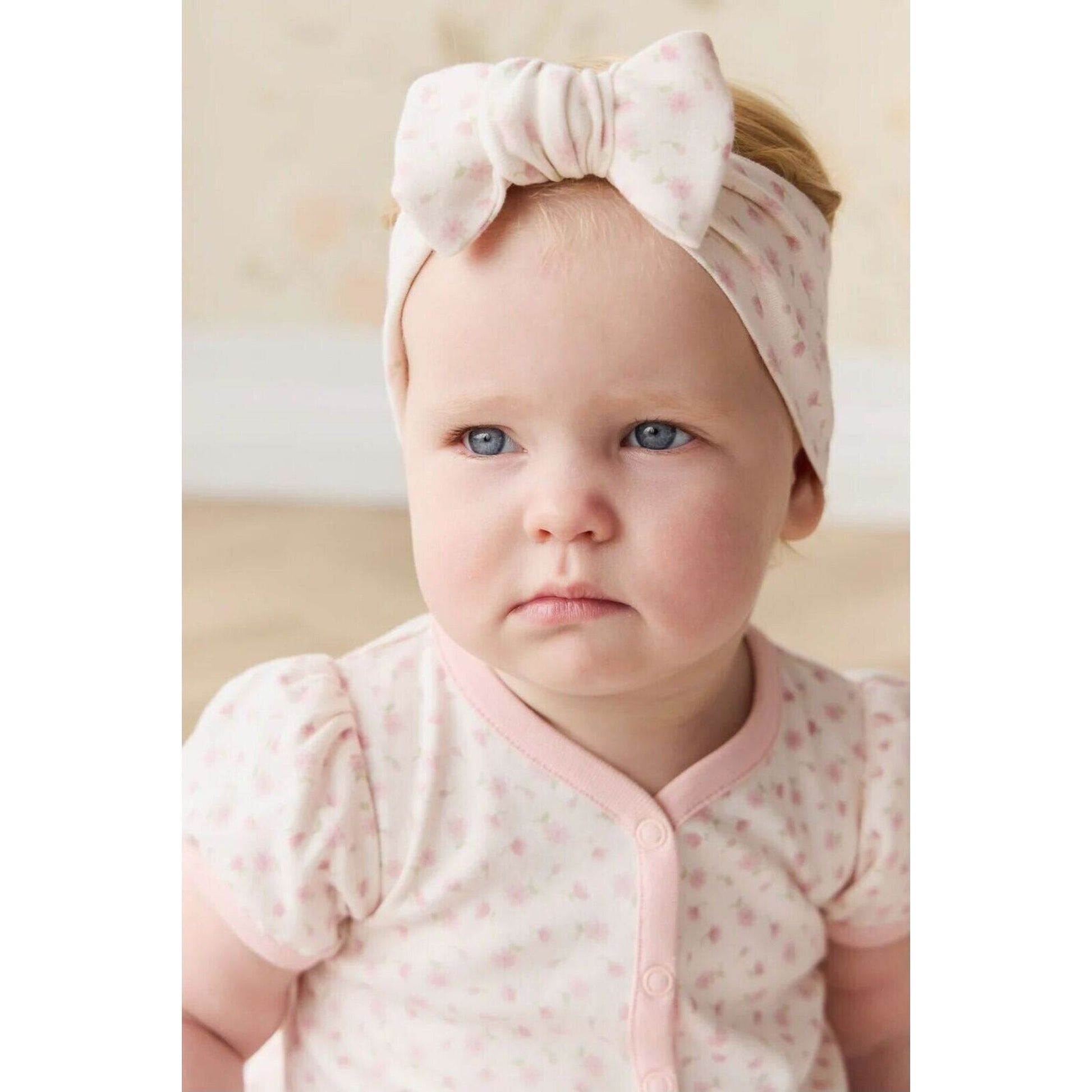 Jamie Kay Organic Cotton Headband Victoria Blush | Aster & Ruby
