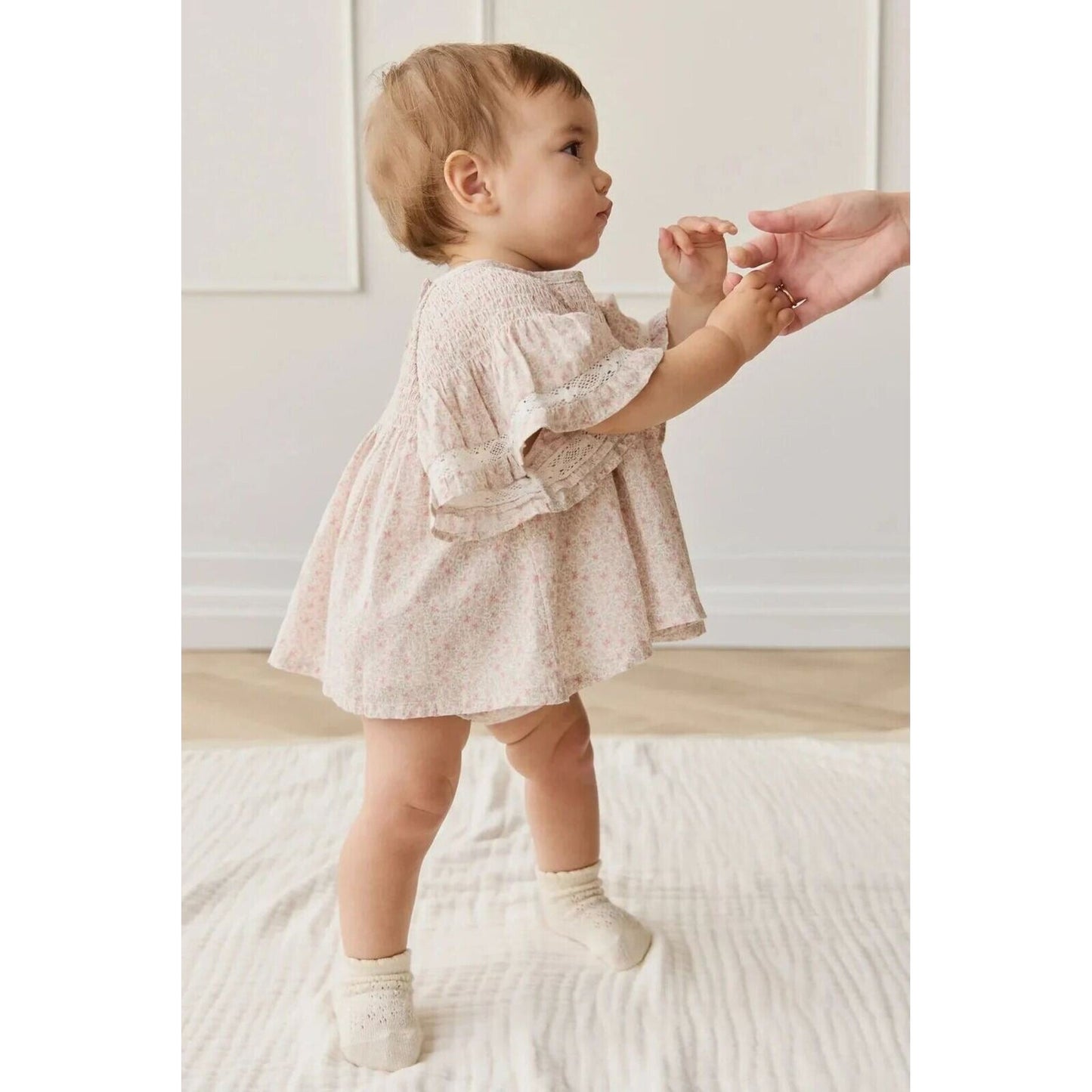 Jamie Kay Organic Cotton Malia Top Claudette Rose | Aster & Ruby