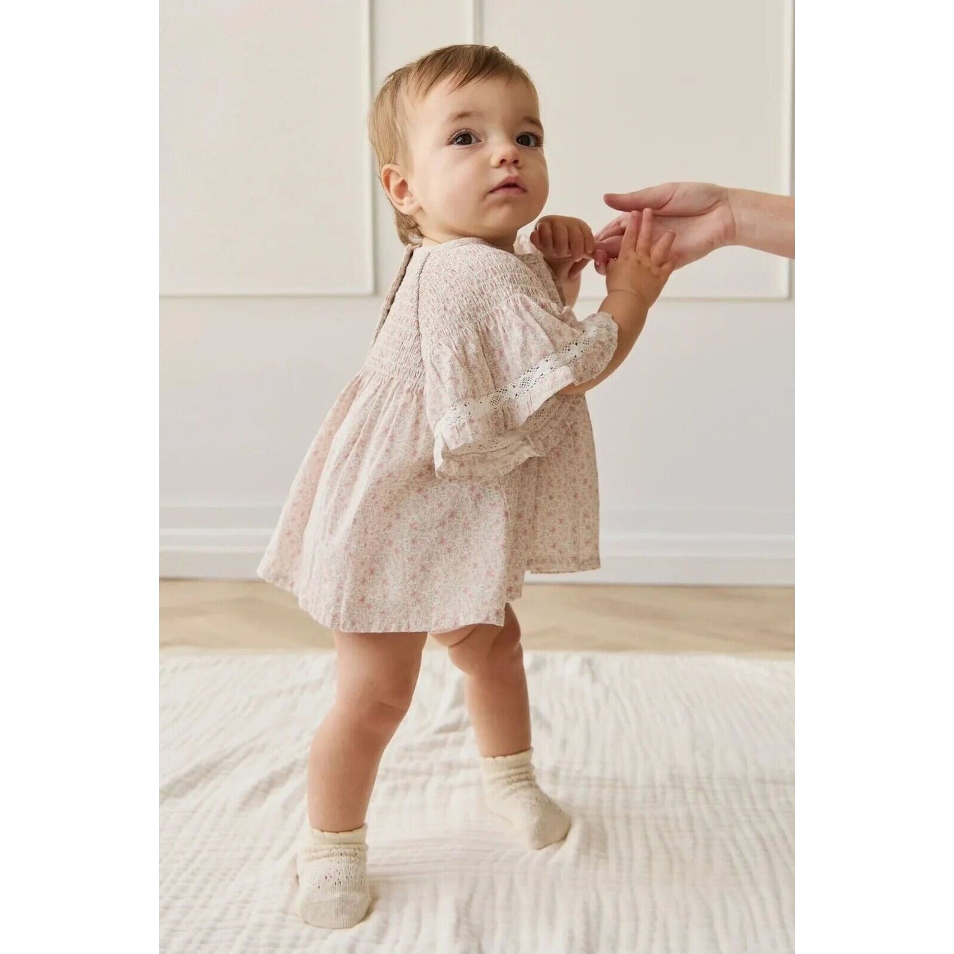 Jamie Kay Organic Cotton Malia Top Claudette Rose | Aster & Ruby